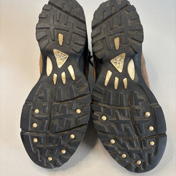 Vintage Nike ACG Suede Boots Shoes Hiking  Brown  965005-301 Men's 12 - Picture 8 of 13